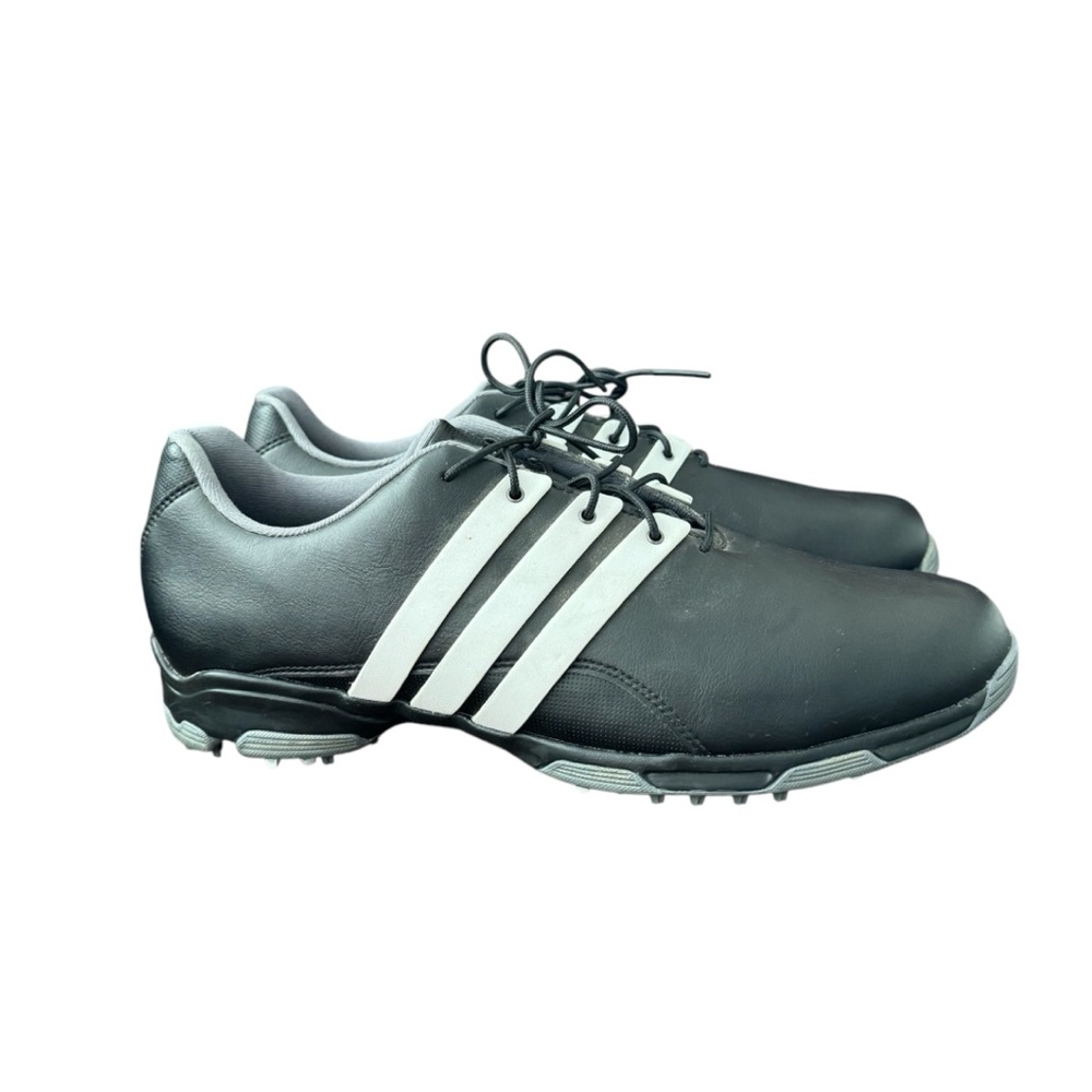 Adidas Golf Men’s Shoes Size 11.5 Pure TRX Black White Microfiber Leather F33315